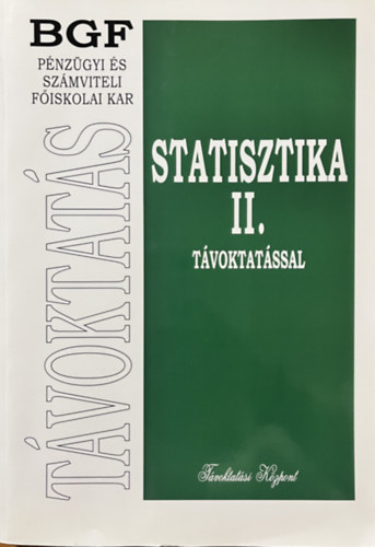 Statisztika II. - T�voktat�ssal