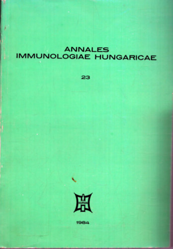 Annales Immunologiai Hungaricae Vol. 23.