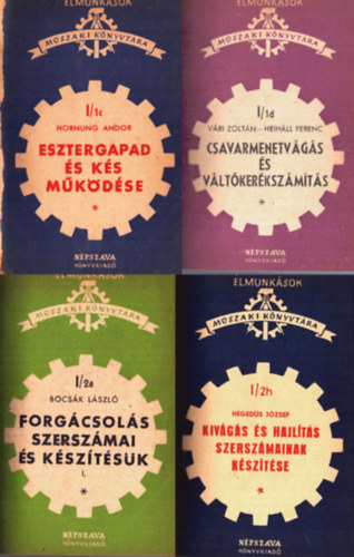 10 db m�szaki kiadv�ny egybek�tve (�lmunk�sok M�szaki K�nyvt�ra 5 sz�m + Kis technikusk�nyvt�r 4 sz�m + Az elektromos f�ny�vhegeszt�s)