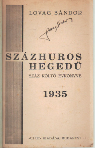 Szzhuros heged - szz klt vknyve 1935- alrt