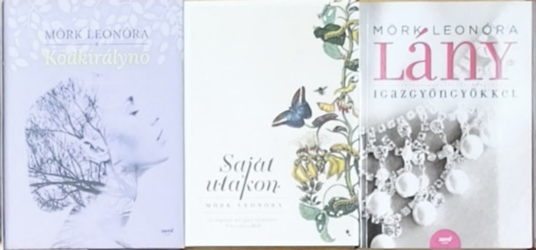 3db M�rk Leon�ra m� - K�dkir�lyn�, Saj�t utakon, L�ny igazgy�ngy�kkel