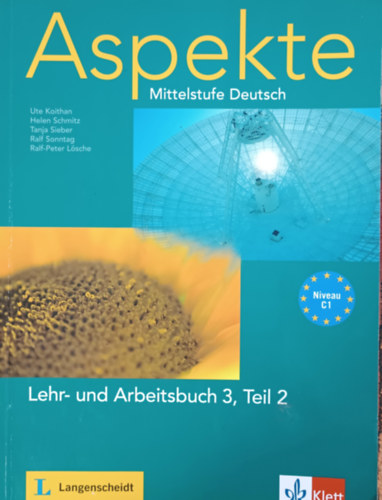 Aspekte niveau C1. Lehr- und Arbeitsbuch 3 Teil 2 - Mittelstufe Deutsch