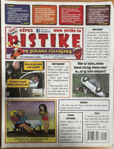 Száraz Attila (Főszerk.) - Pistike 2019. április - XXV. évfolyam 4. szám