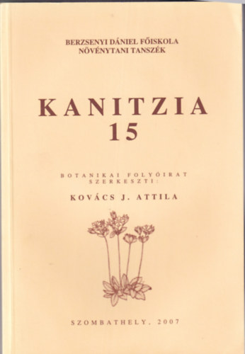 Kanitzia 15 -  Botanikai folyirat