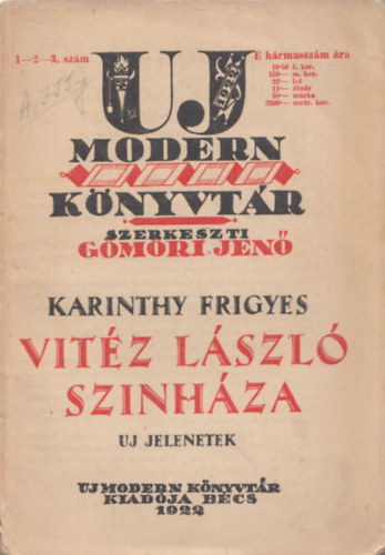Vitz Lszl sznhza (j jelenetek)- I. kiads