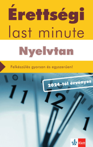 Diszegi Endre - rettsgi Last minute - Nyelvtan