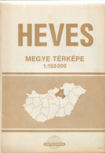 Heves megye trkpe 1: 150000