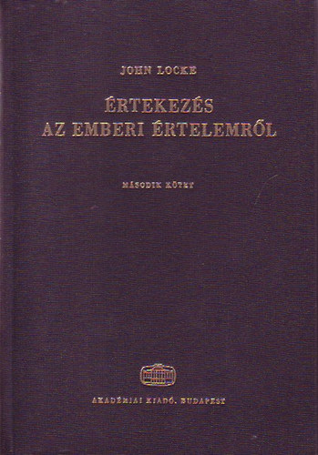 �rtekez�s az emberi �rtelemr�l II.
