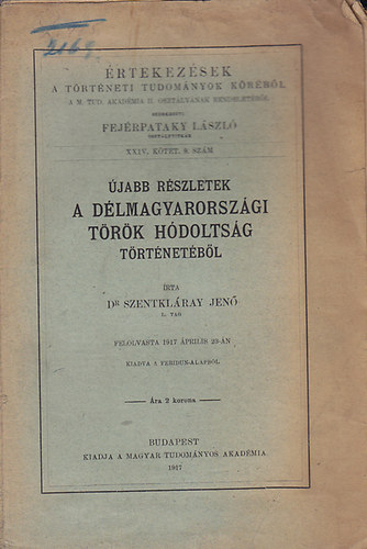 jabb rszletek a dlmagyarorszgi trk hdoltsg trtnetbl