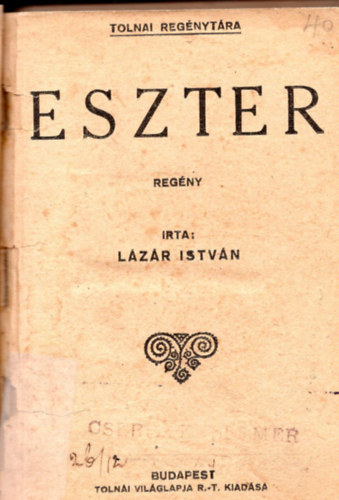 Lzr Istvn - Eszter