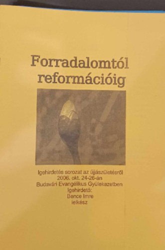 Forradalomtl reformciig