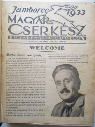 Magyar Cserksz  - Jamboree-tbori napilap Budapest-Gdll 1933 - sszes megjelent szm