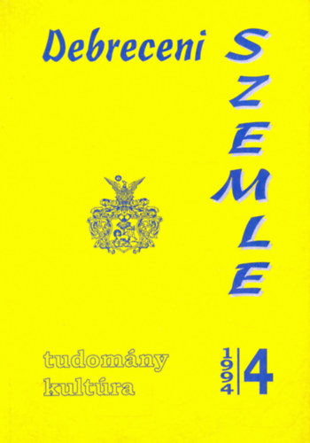 Debreceni szemle 1994/4