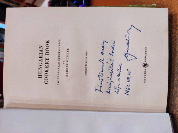 K�roly Gundel - Hungarian cookery book