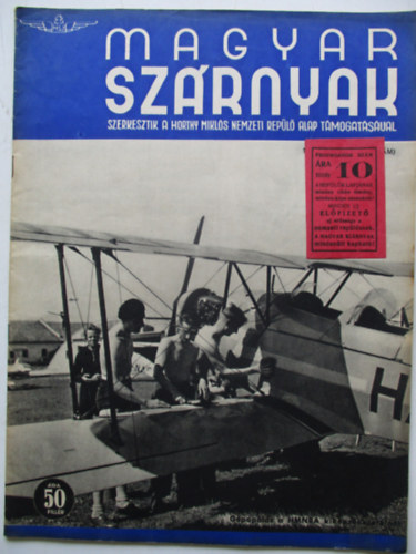 Magyar Sz�rnyak IV. �vfolyam 11. sz�m (1941. j�nius 1.)