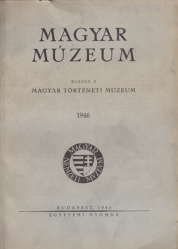 Magyar M�zeum 1946. december