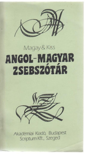 Magyar-angol zsebsztr