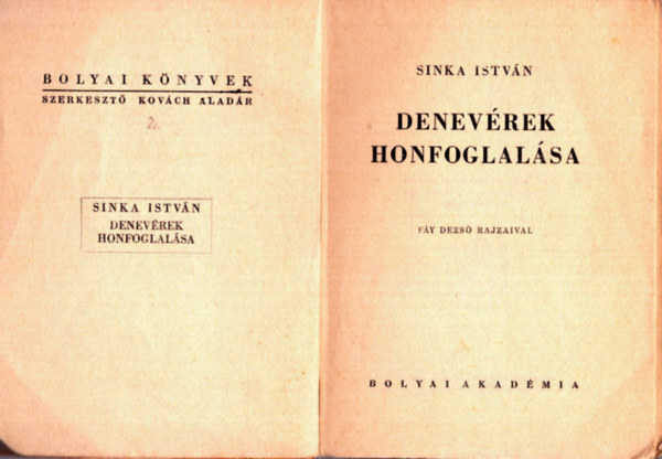 Denevrek honfoglalsa