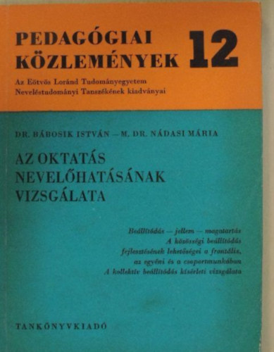 Pedag�giai k�zlem�ny 12