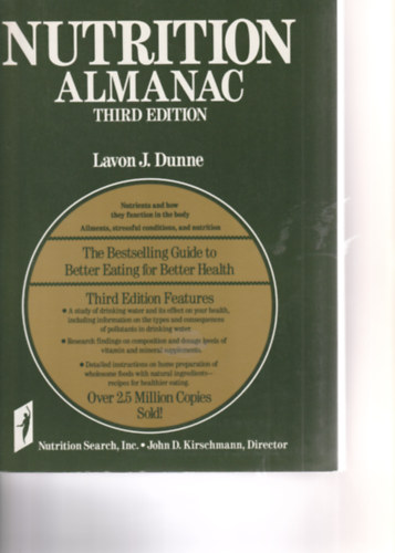 Nutrition Almnac ( Tpllkozsi Almnac - angol nyelv)