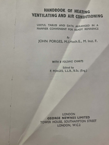 Handbook of Heating, Ventilating and Air Conditioning