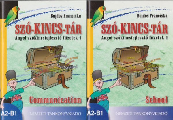 5db Sz-kincs-tr fzet: 1-Communication + 2-School + 3-Round the world + 5-Words + 6-Phrases and idioms