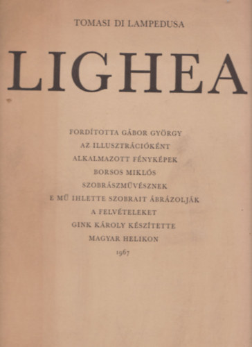 Lighea (Sz�mozott, Borsos Mikl�s �ltal al��rt)