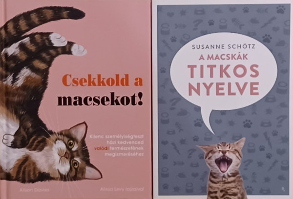 Susanne Schtz Alison Davies - Csekkold a macsekot! + A macskk titkos nyelve (2 m)