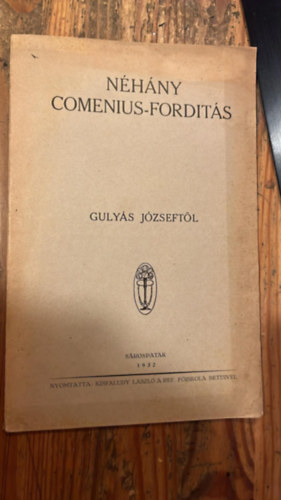 N�h�ny Comenius fordit�s Guly�s J�zseft�l