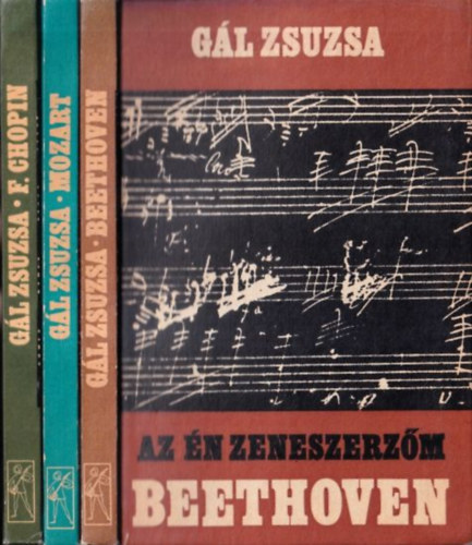 3 db ktet Az n zeneszerzm sorozatbl: Beethoven + Mozart + F. Chopin