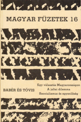 Babr s tvis (Magyar fzetek 16.)