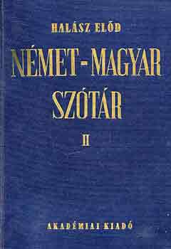 Nmet-magyar sztr I-II.