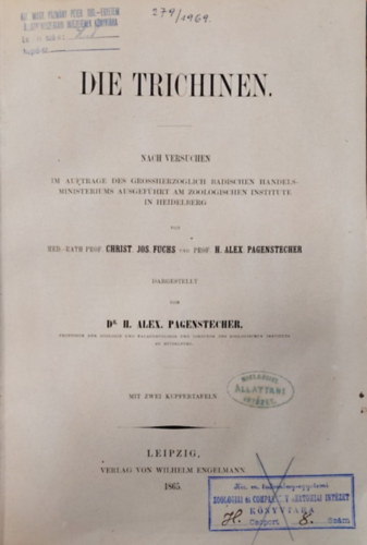 Die Trichinen (A trichink)