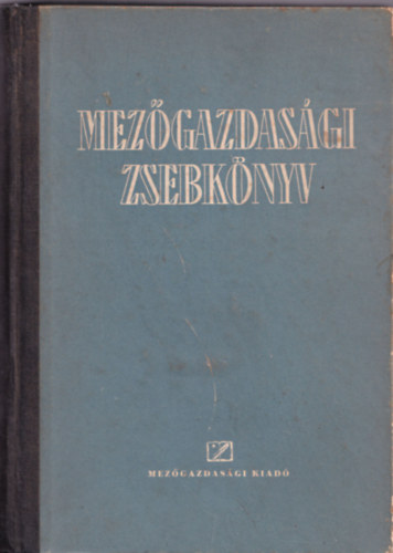 Mez�gazdas�gi zsebk�nyv