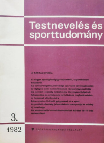 Testnevels s sporttudomny 1982. 3.