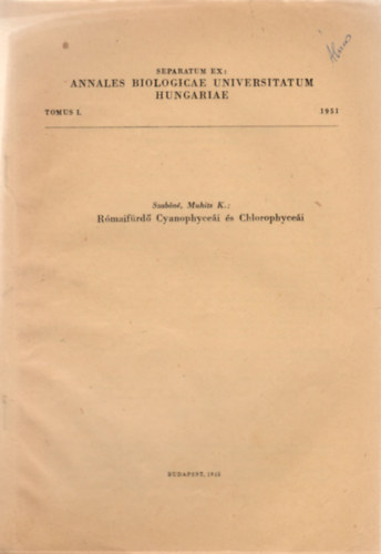 Rmai-frd Cyanophycei s Chlorophycei (vi peridusos elfordulsuk)