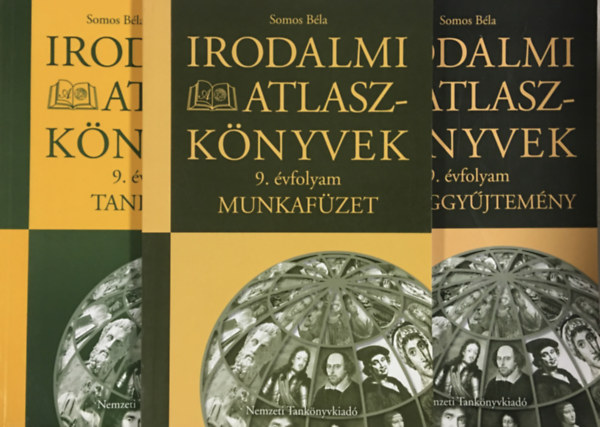 Irodalmi atlaszknyvek 9. Tanknyv + Szveggyjtemny + Munkafzet (3 ktet)