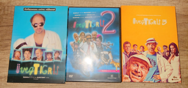 Az �vegtigris 3 r�sze DVD-n:  �vegtigris 1.,  �vegtigris 2.,  �vegtigris3.,