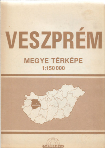 Veszpr�m megye t�rk�pe (1:150 000)