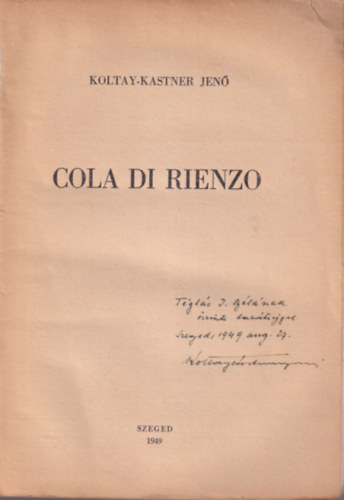 Cola di Rienzo - dediklt