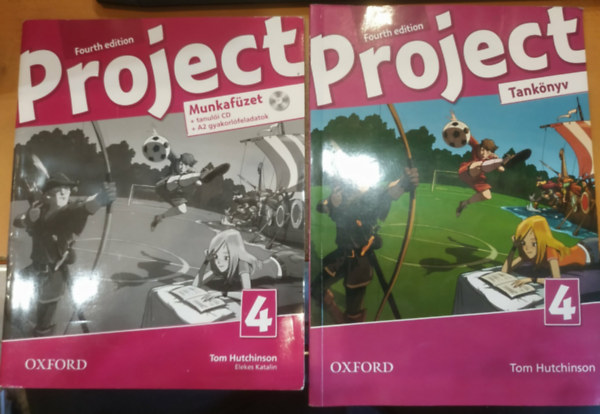 2 db Project 4 Fourth Edition: Tank�nyv + Munkaf�zet
