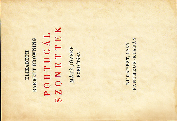 Portug�l Szonettek