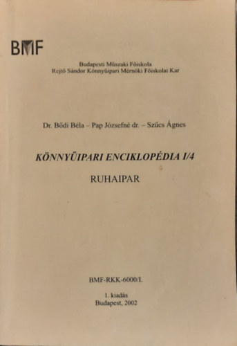Knnyipari enciklopdia I/4 - Ruhaipar