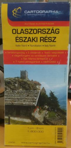 Olaszorsz�g - �szaki r�sz  (1:800000)