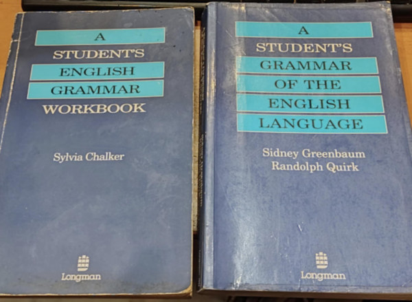 2 db A Student's English Grammar Workbook + A Student's Grammar of the English Language