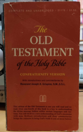 The Old Testament of the Holy Bible - Confraternity version (Complete and Unabridged)