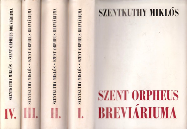 Szent Orpheus breviriuma I-IV.