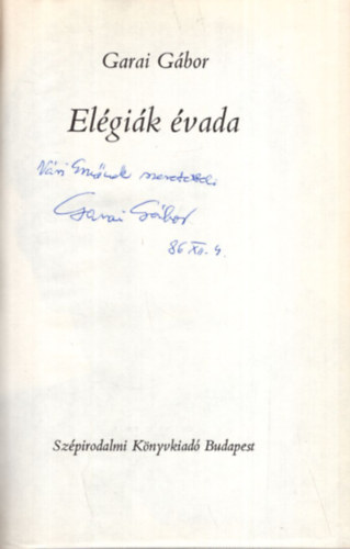 El�gi�k �vada - Dedik�lt