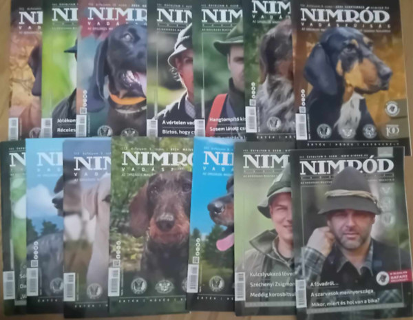 Nimrd magazinok, 14 db magazin