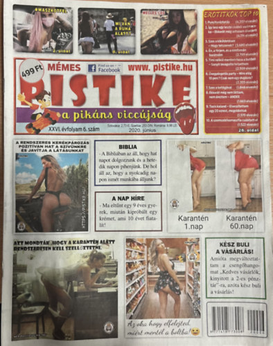 Pistike a pik�ns vicc�js�g XXVI. �vfolyam 6. sz�m - 2020. j�nius